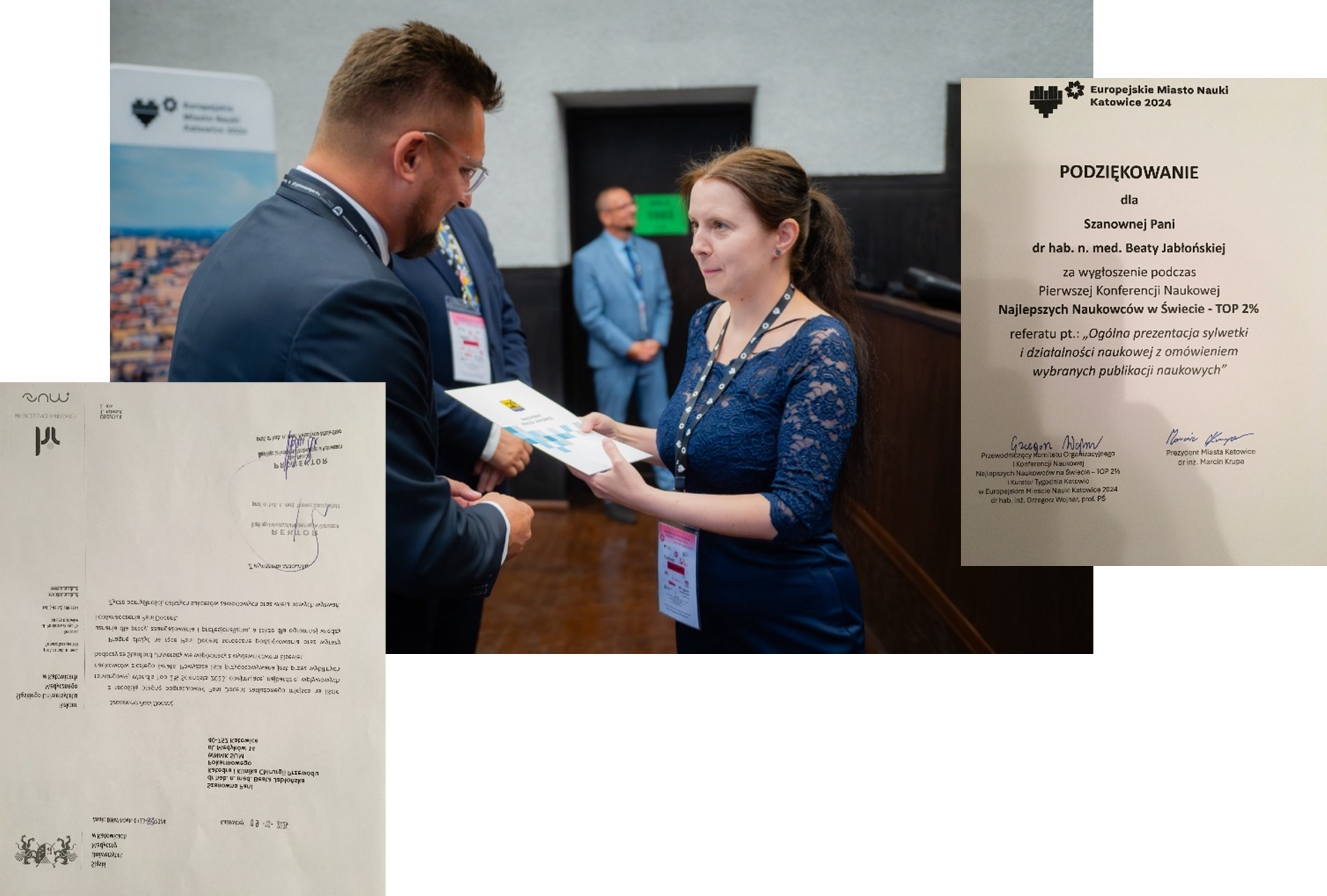 Fot. Dr hab. n. med. Beata Jabłońska, “World’s Top 2% Scientists”