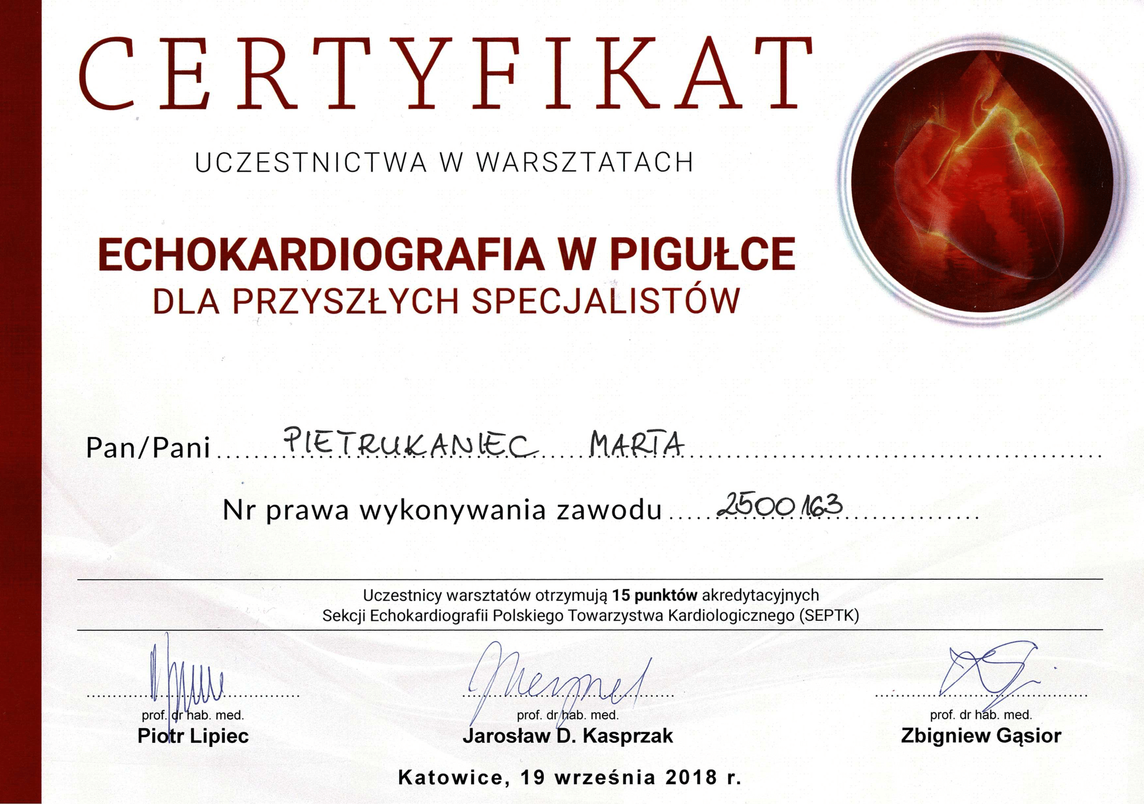 certyfikat
