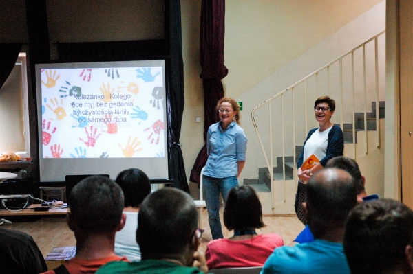 "Myj ręce - ratuj życie!" Tym razem odwiedziliśmy Dąbrowę Górniczą.