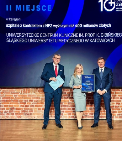 2. miejsce UCK w ogólnopolskim rankingu „Liderzy Zarządzania - najlepiej zarządzane szpitale publiczne”