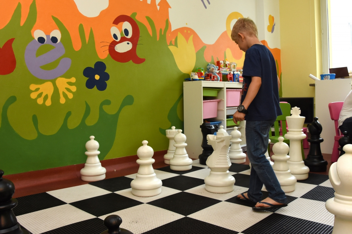 szachy na oddziale dziecięcym